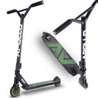 Apollo Funsport FR - Apollo Stunt Scooter Gravity - Trottinette fun pour enfants et adolescents - Noir Vert