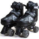 Apollo Funsport France - Apollo Champion Adjustable Quad Skate - patins à roulettes réglables pour enfants - Noir