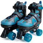 Apollo Funsport France - Apollo Champion Adjustable Quad Skate - patins à roulettes réglables pour enfants - Bleu