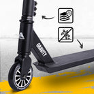 Apollo Funsport FR - Apollo Stunt Scooter Gravity - Trottinette fun pour enfants et adolescents - Noir brillant
