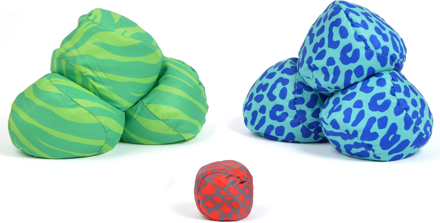 Apollo Funsport France - Ocean 5 Extreme Boule – Set de boules souples - Animal Print - Couleur : vert bleu