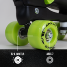 Apollo Funsport France - Apollo Champion Adjustable Quad Skate - patins à roulettes réglables pour enfants - Vert