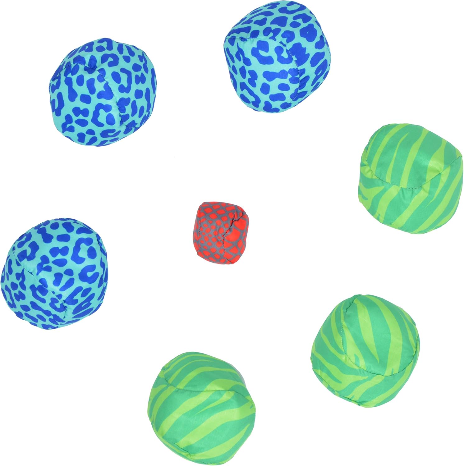 Apollo Funsport France - Ocean 5 Extreme Boule – Set de boules souples - Animal Print - Couleur : vert bleu