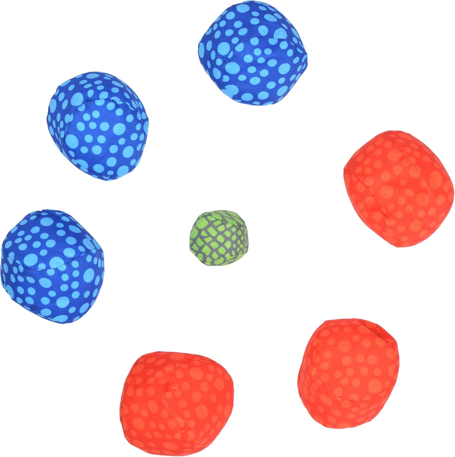 Apollo Funsport France - Ocean 5 Extreme Boule – Set de boules souples - Dots - Couleur : rouge bleu