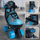 Apollo Funsport France - Apollo Champion Adjustable Quad Skate - patins à roulettes réglables pour enfants - Bleu