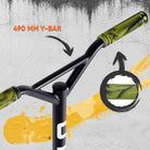 Apollo Funsport FR - Apollo Stunt Scooter Gravity - Trottinette fun pour enfants et adolescents - Vert