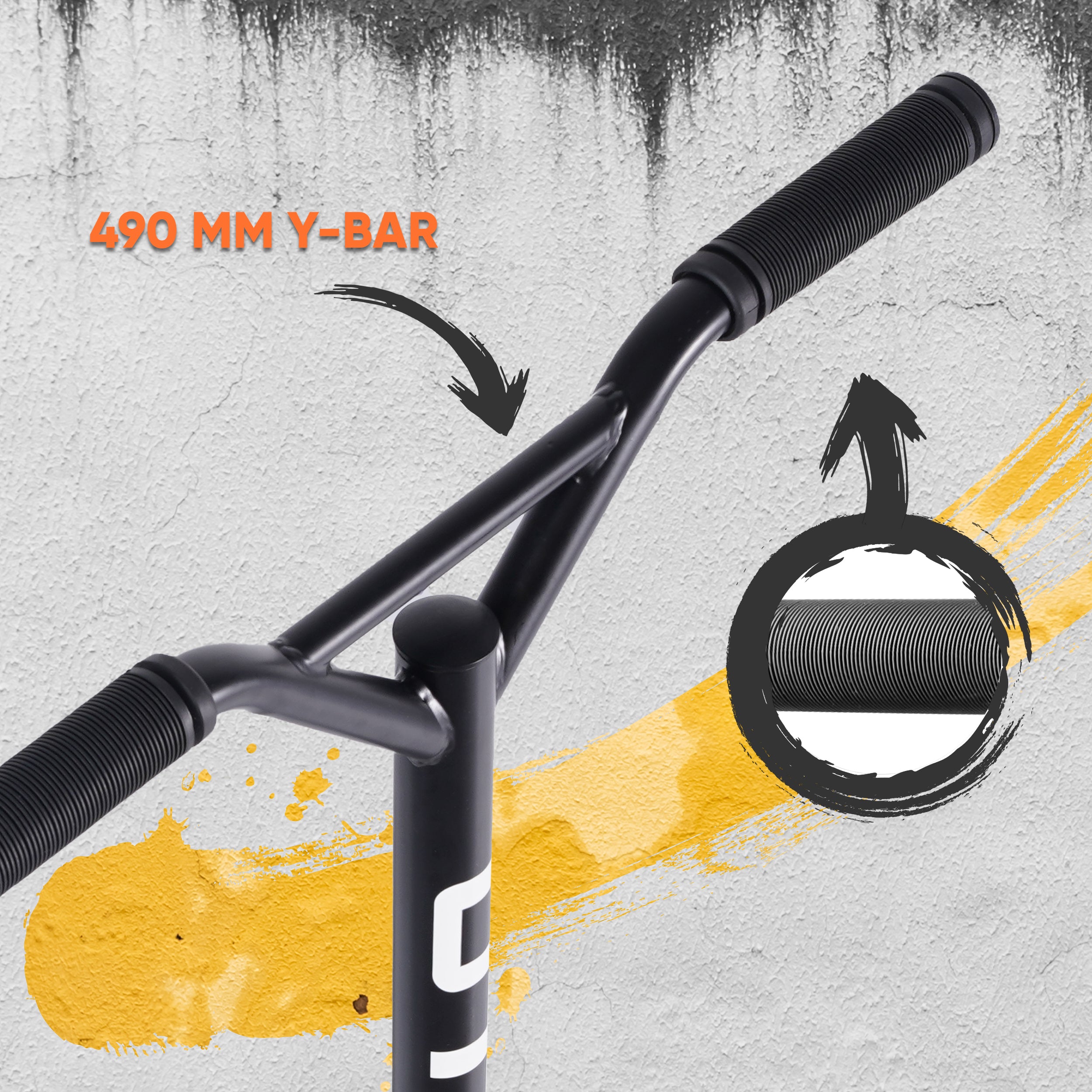 Apollo Funsport FR - Apollo Stunt Scooter Gravity - Trottinette fun pour enfants et adolescents - Noir Vert