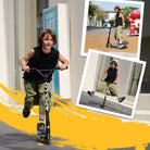 Apollo Funsport FR - Apollo Stunt Scooter Gravity - Trottinette fun pour enfants et adolescents - Noir Vert