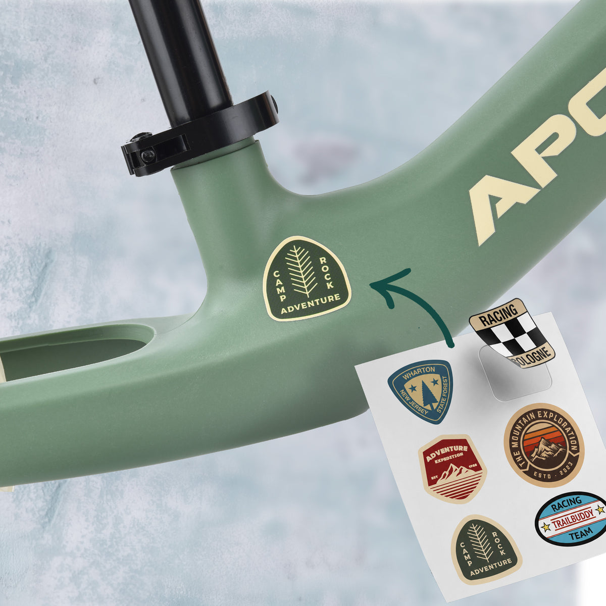 Apollo Funsport France - Draisienne Trailbuddy dès 2 ans – Draisienne enfant 12 pouces - Vert