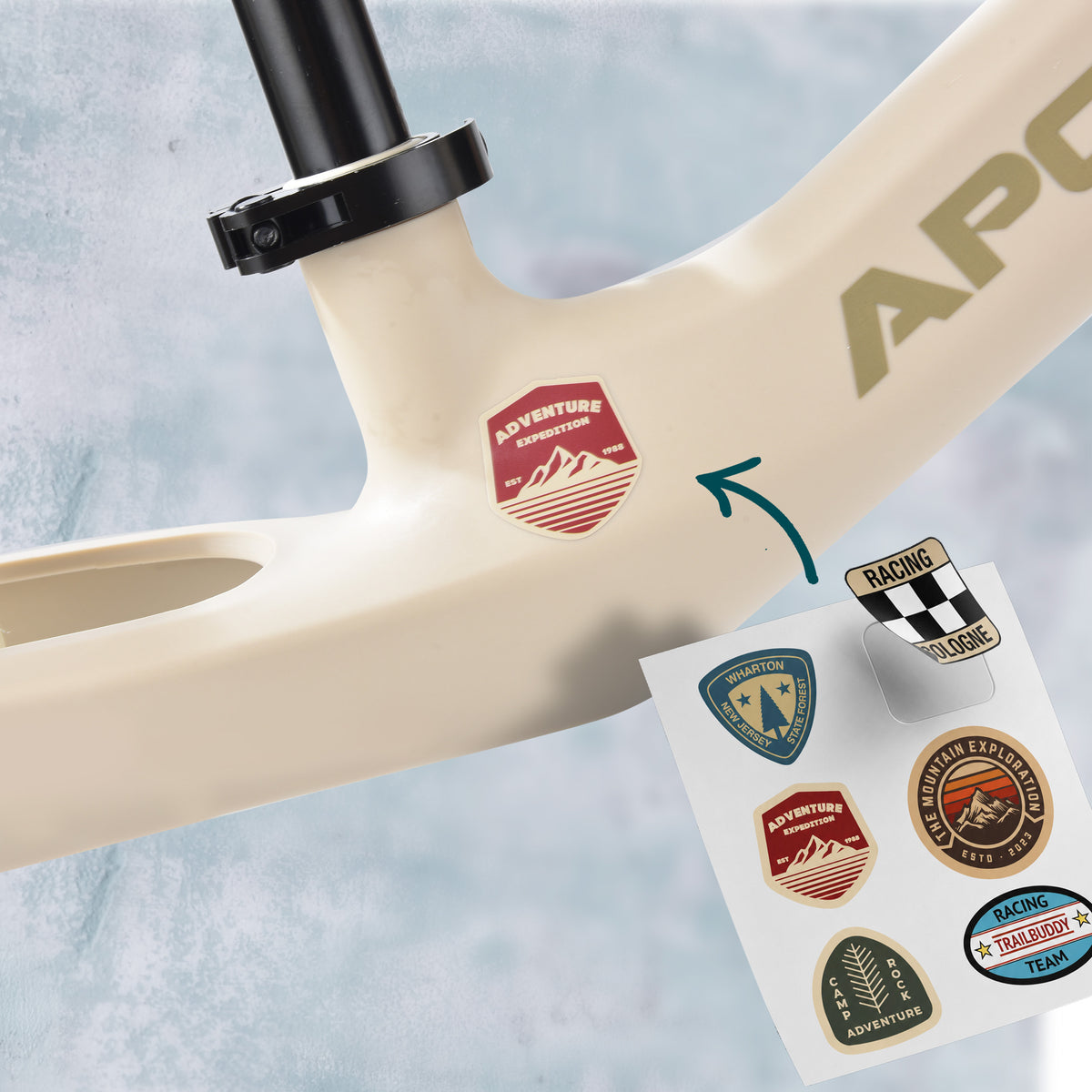 Apollo Funsport France - Draisienne Trailbuddy dès 2 ans – Draisienne enfant 12 pouces - Beige