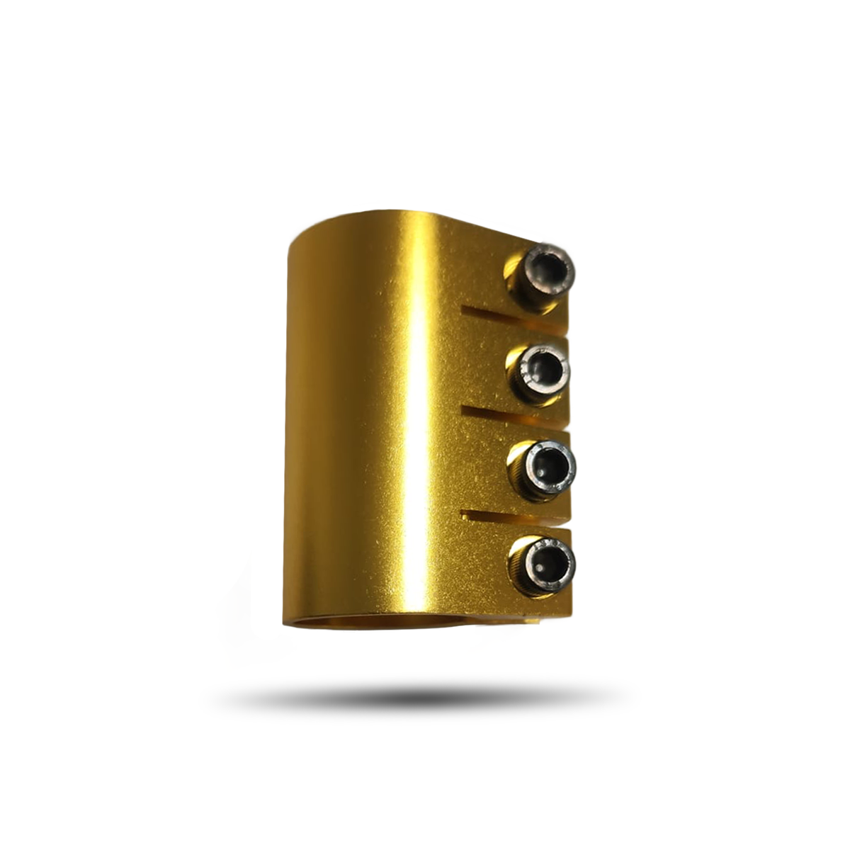 Apollo - PIÈCE DE RECHANGE - Collier de guidon trottinette freestyle - 4 vis - Or anodisé -