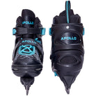 Apollo - Patins à glace femme X Pro - pointure ajustable - Noir/Menthe - L (39-42)