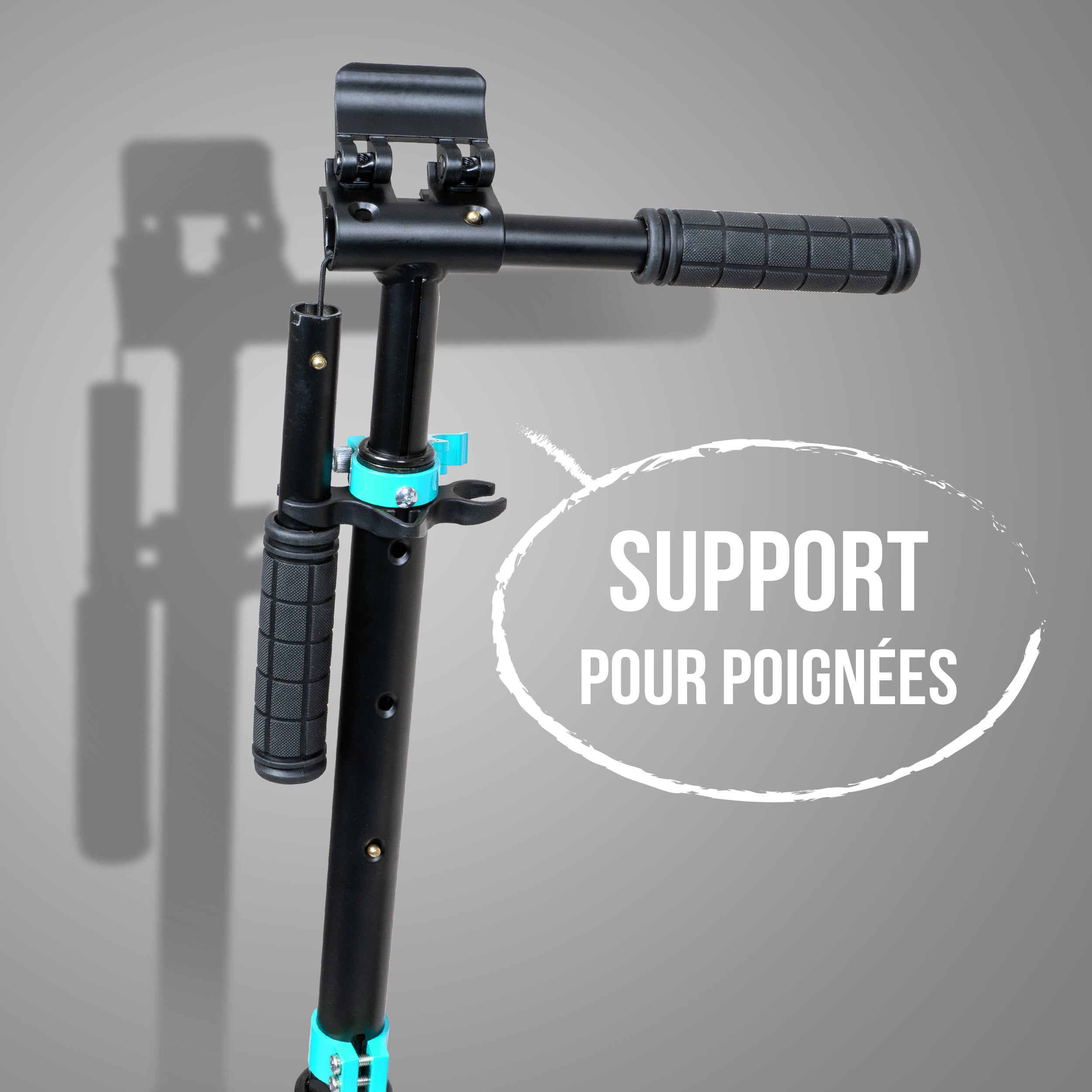 Apollo - Apollo Scooter - "Hurricane" City-Scooter avec suspension - Noir Menthe