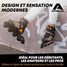Apollo - Rollers adultes Air Flow X2 - Orange -