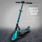 Apollo - Apollo Scooter - "Hurricane" City-Scooter avec suspension - Noir Menthe