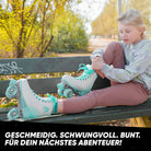 Apollo - Classic patins à roulettes fille et garçon - adolescents et adultes - Disco Time LED - L (39-42)