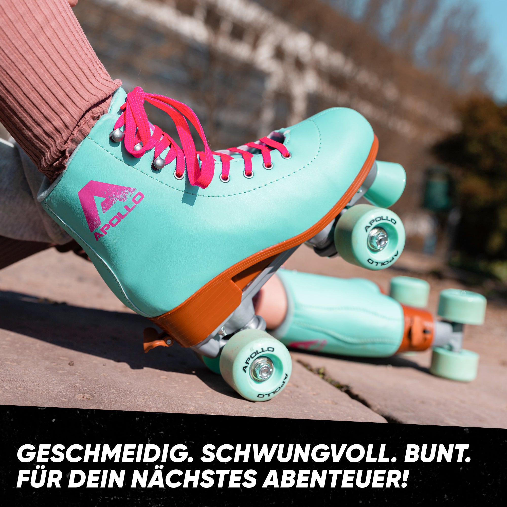Apollo - Classic patins à roulettes fille et garçon - adolescents et adultes - Lagoon LED - L (39-42)