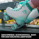 Apollo - Classic patins à roulettes fille et garçon - adolescents et adultes - Disco Time LED - L (39-42)