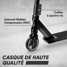 Apollo - Stunt Scooter - Star Pro - HighQuality eloxierter Profi Stunt Scooter - Noir
