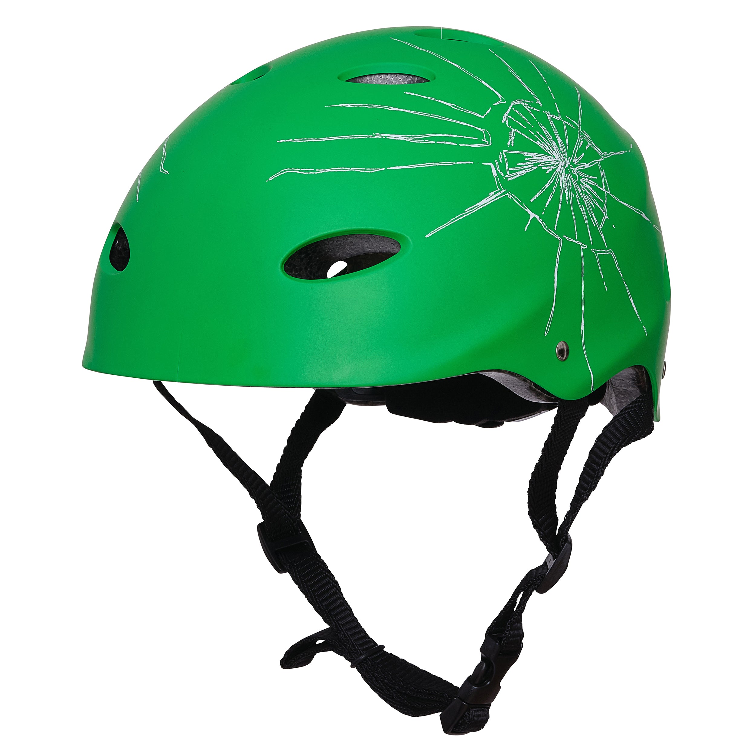 Apollo - Casque réglable pour skate et vélo - Broken Green -