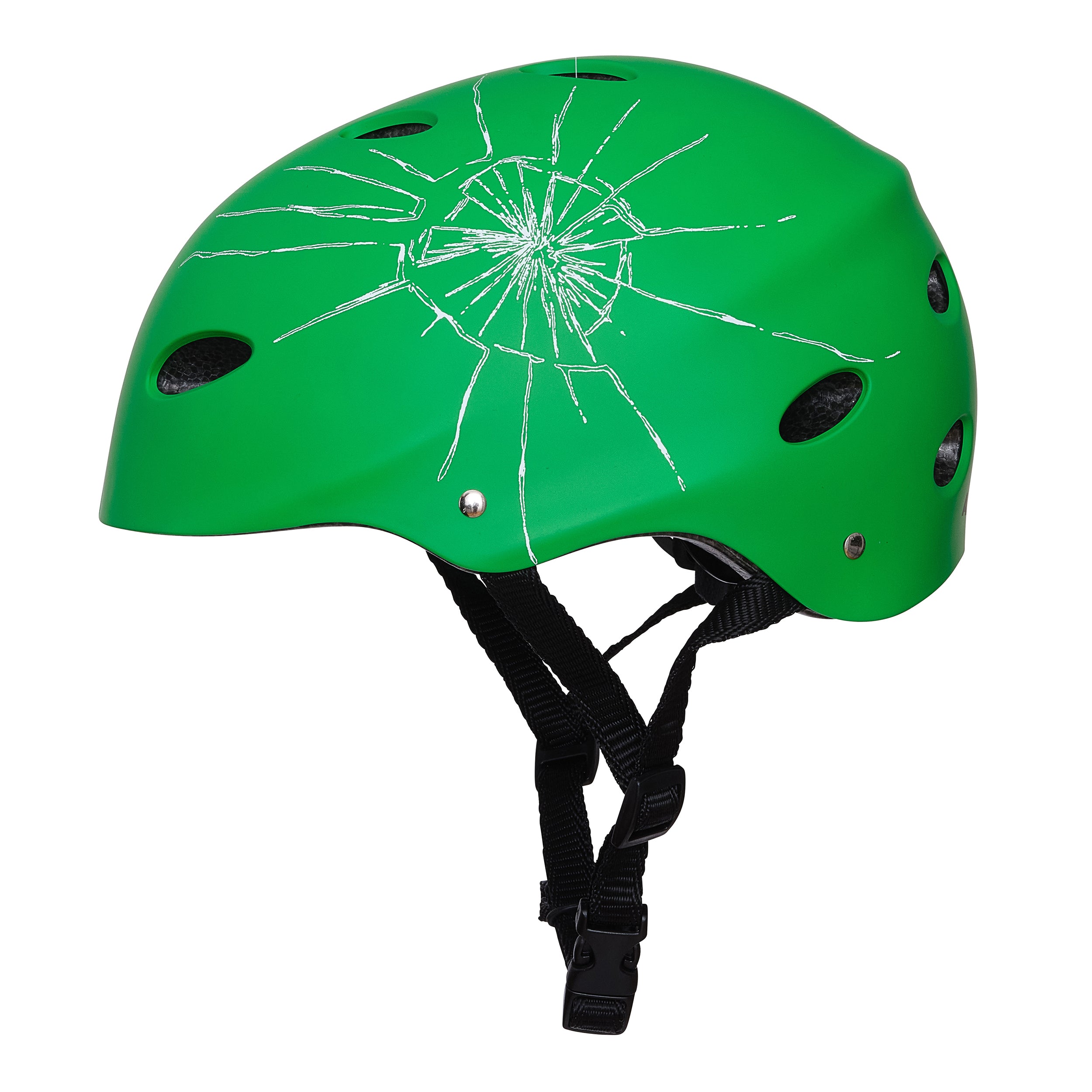Apollo - Casque réglable pour skate et vélo - Broken Green -