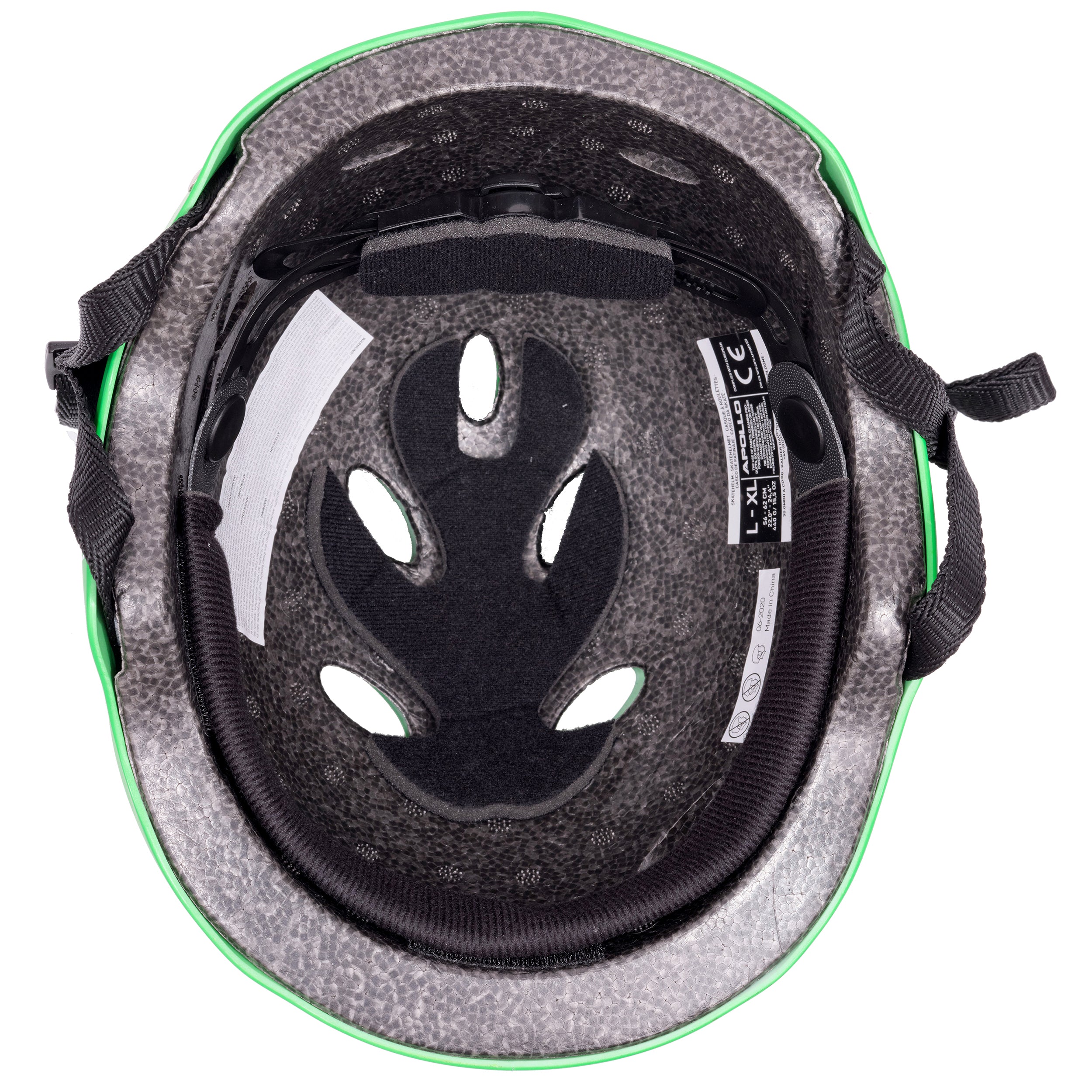 Apollo - Casque réglable pour skate et vélo - Broken Green -