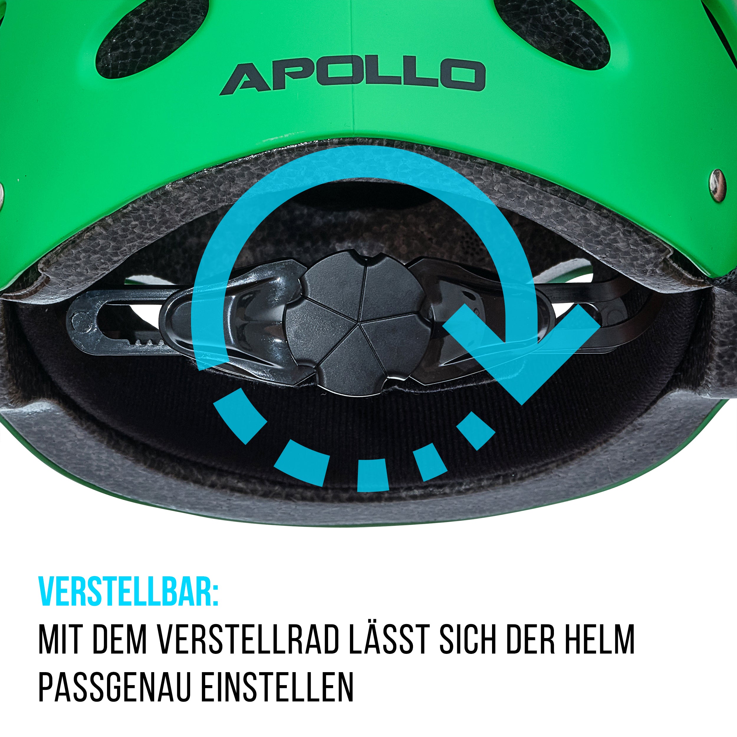 Apollo - Casque réglable pour skate et vélo - Broken Green -