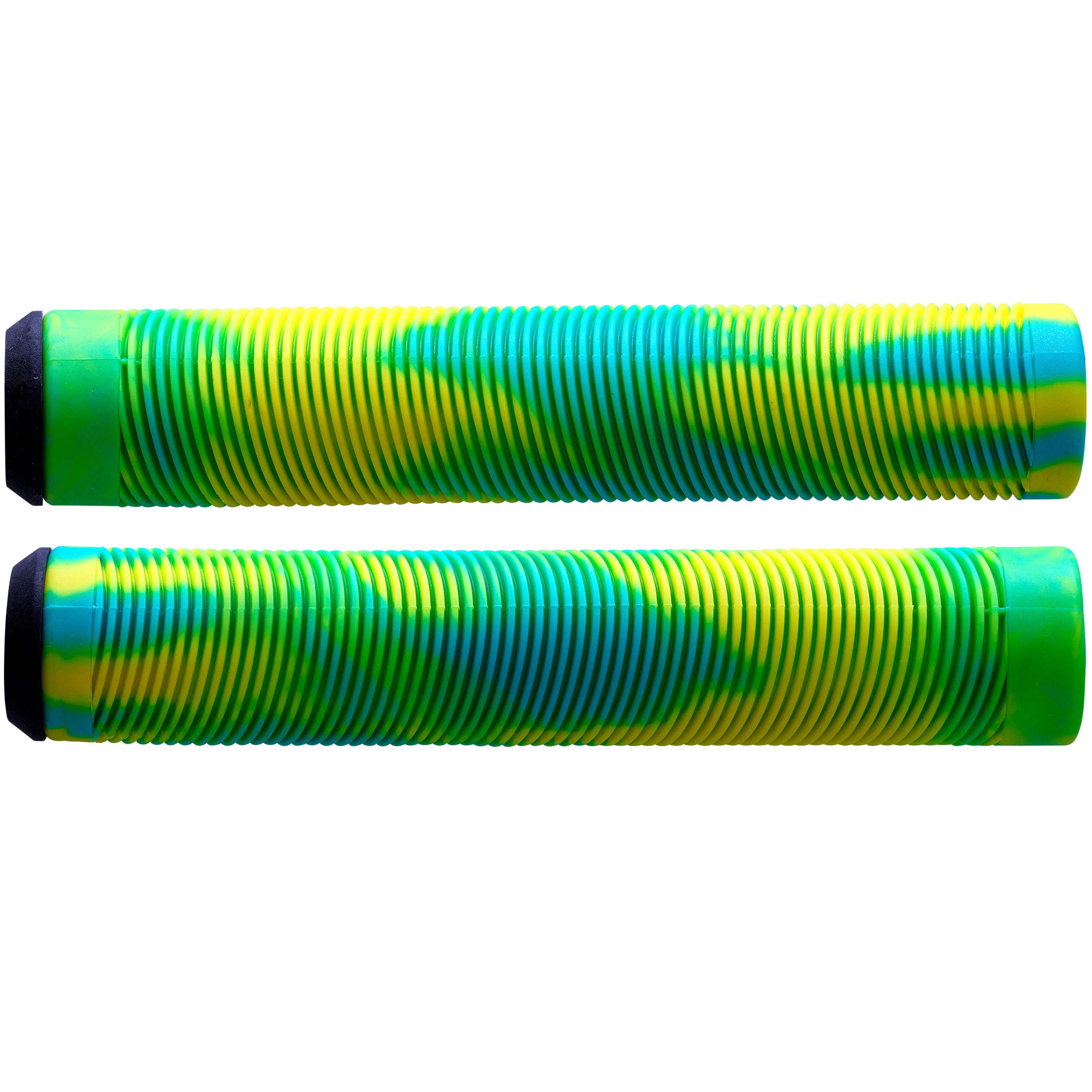 Apollo - Poignées trottinette freestyle - Poignées de guidon souples - Vert Jaune