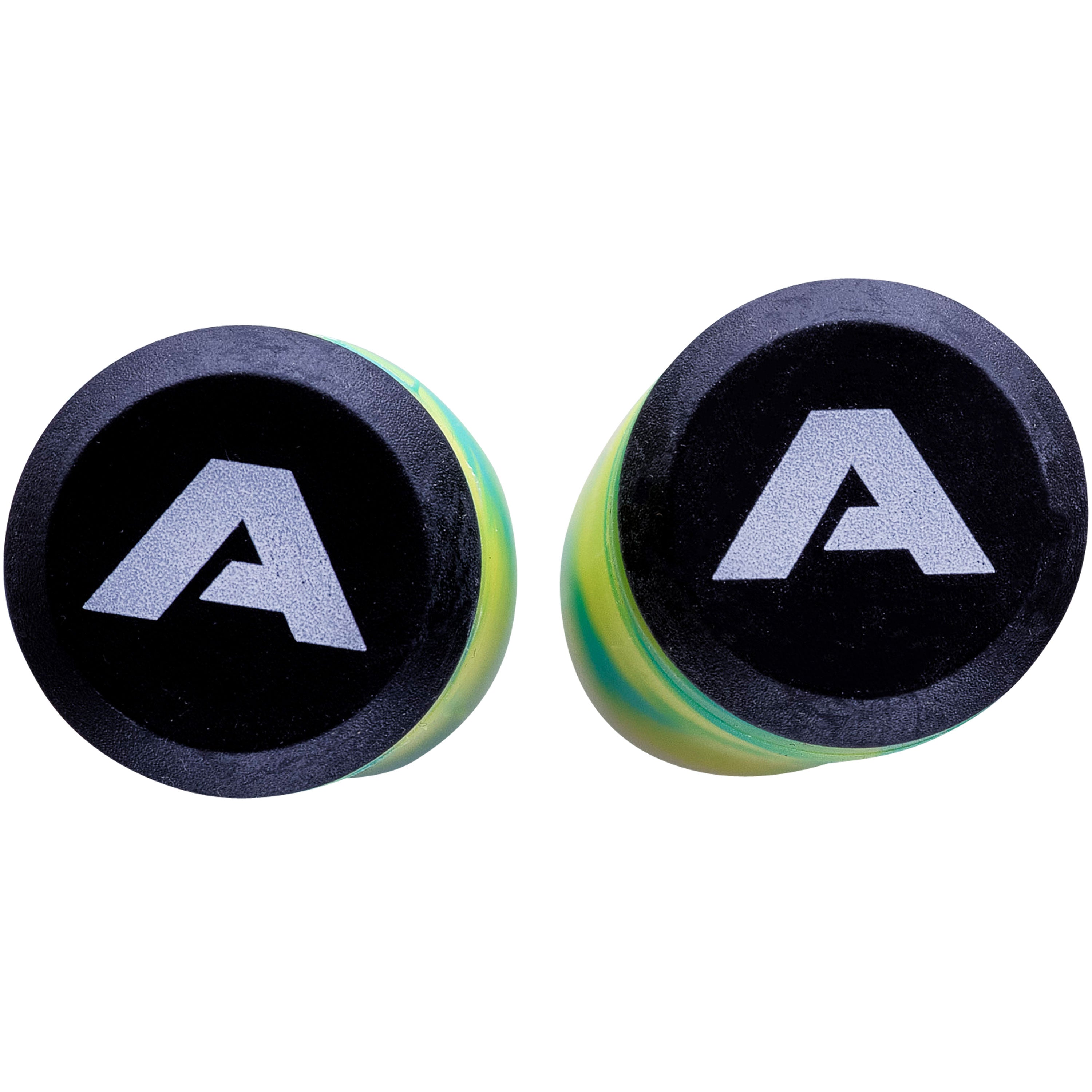 Apollo - Poignées trottinette freestyle - Poignées de guidon souples - Vert Jaune