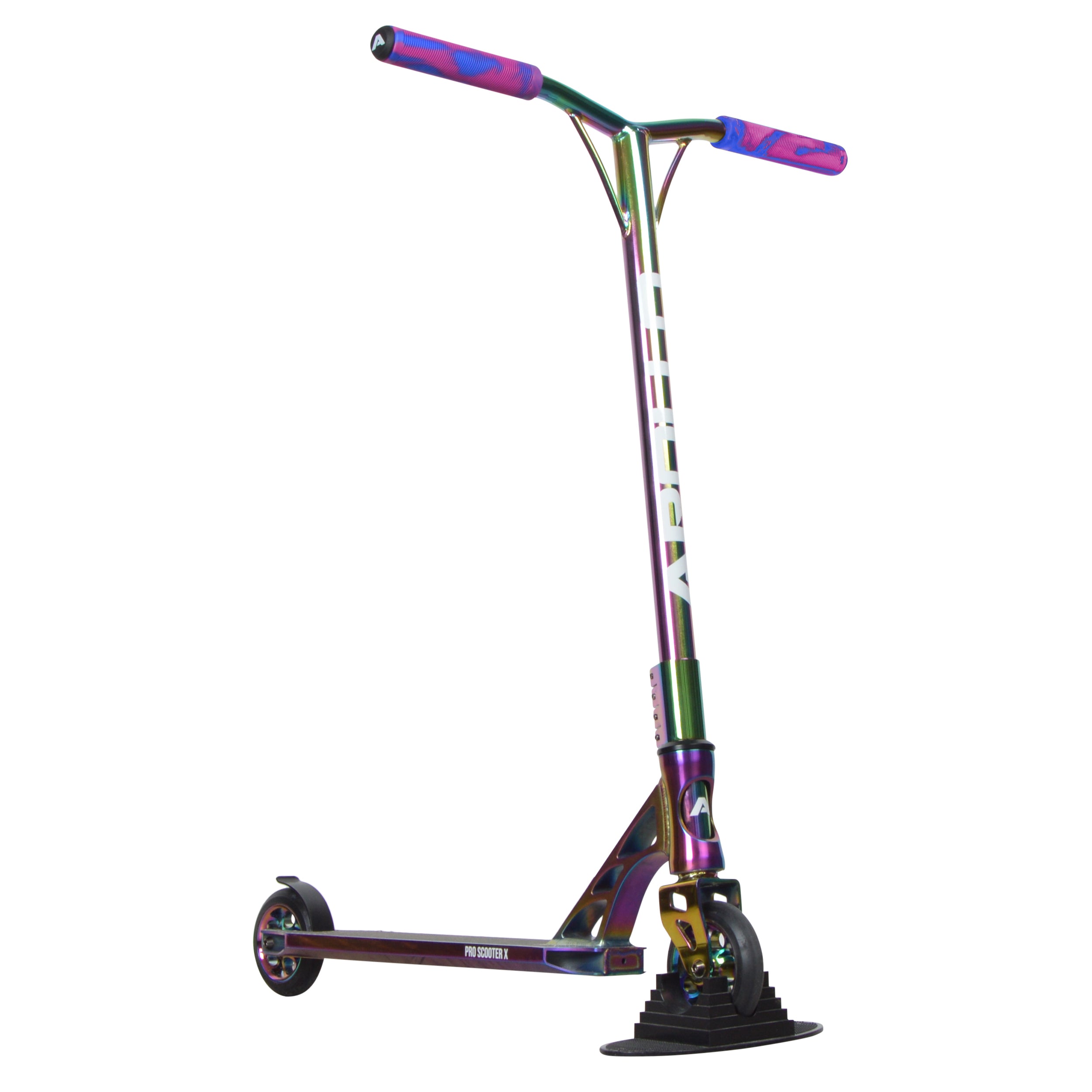 Apollo - Poignées trottinette freestyle - Poignées de guidon souples - Vert Jaune