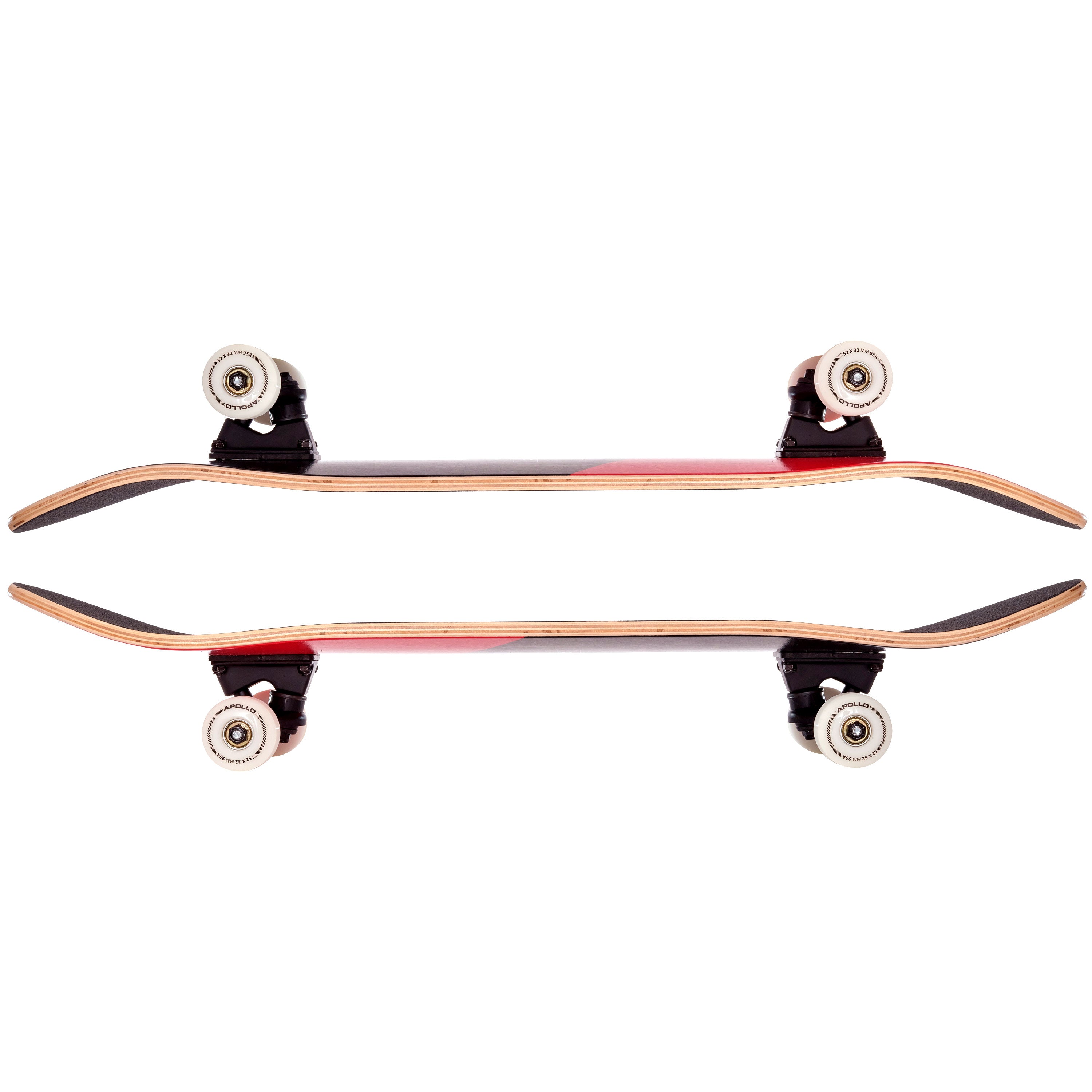 Apollo - Skateboard professionnel enfants et adultes - Red - Red