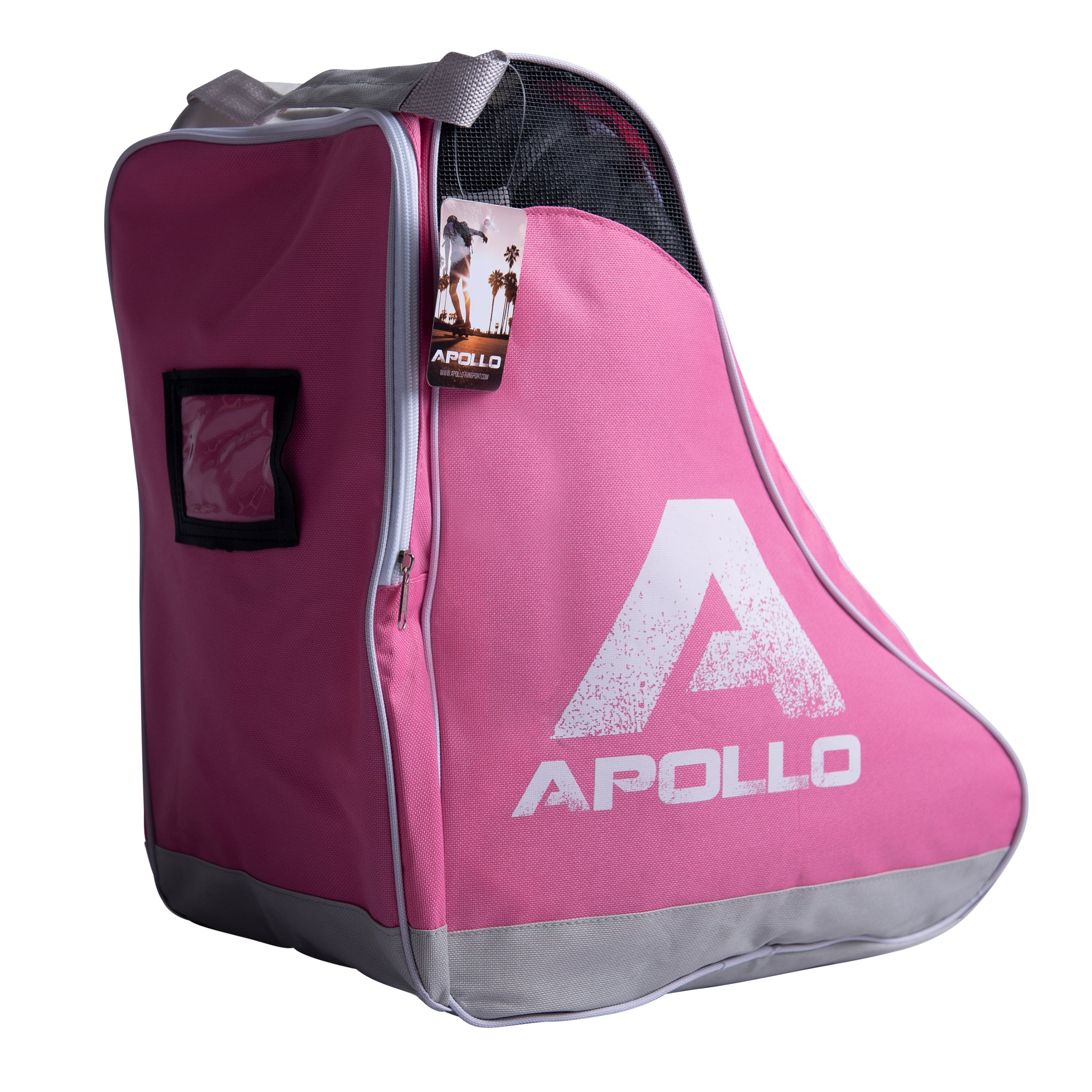 Apollo - Sac pour patins et rollers pratique - pratique et résistant - Gris Rose