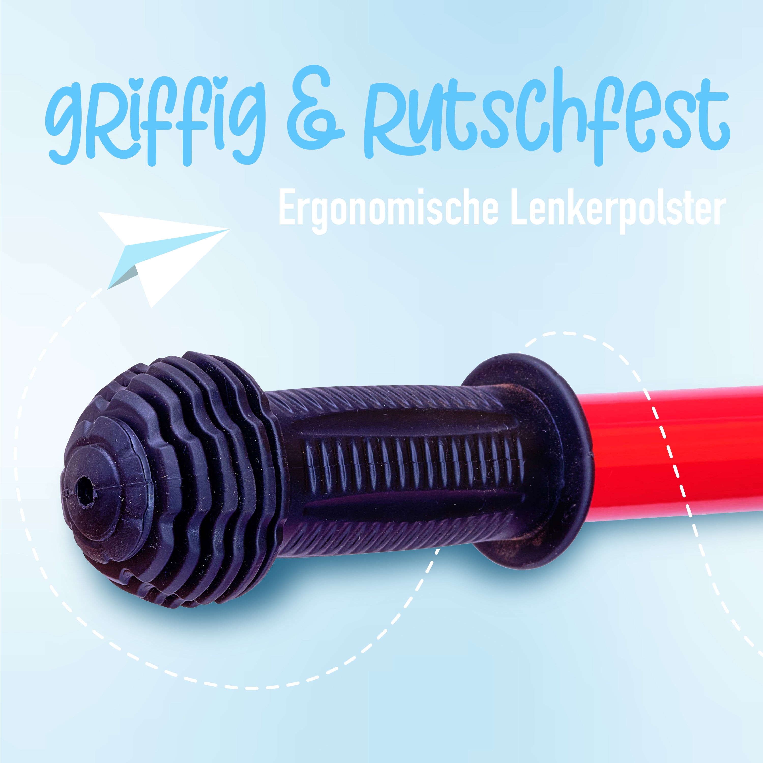 Apollo - Draisienne Evolutive Aviator Vélo Enfant 30 cm - Rouge