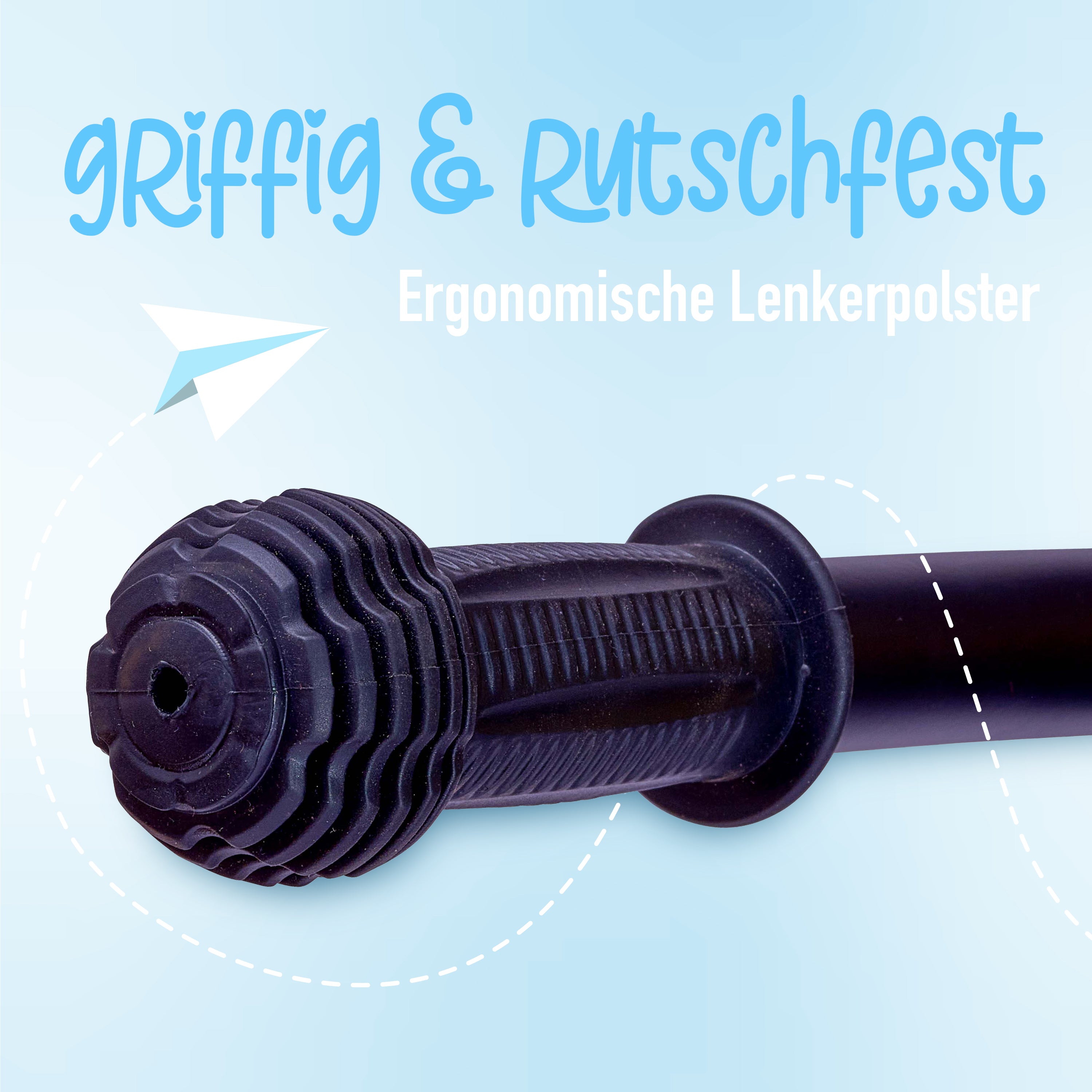 Apollo - Draisienne Evolutive Aviator Vélo Enfant 30 cm - Noir