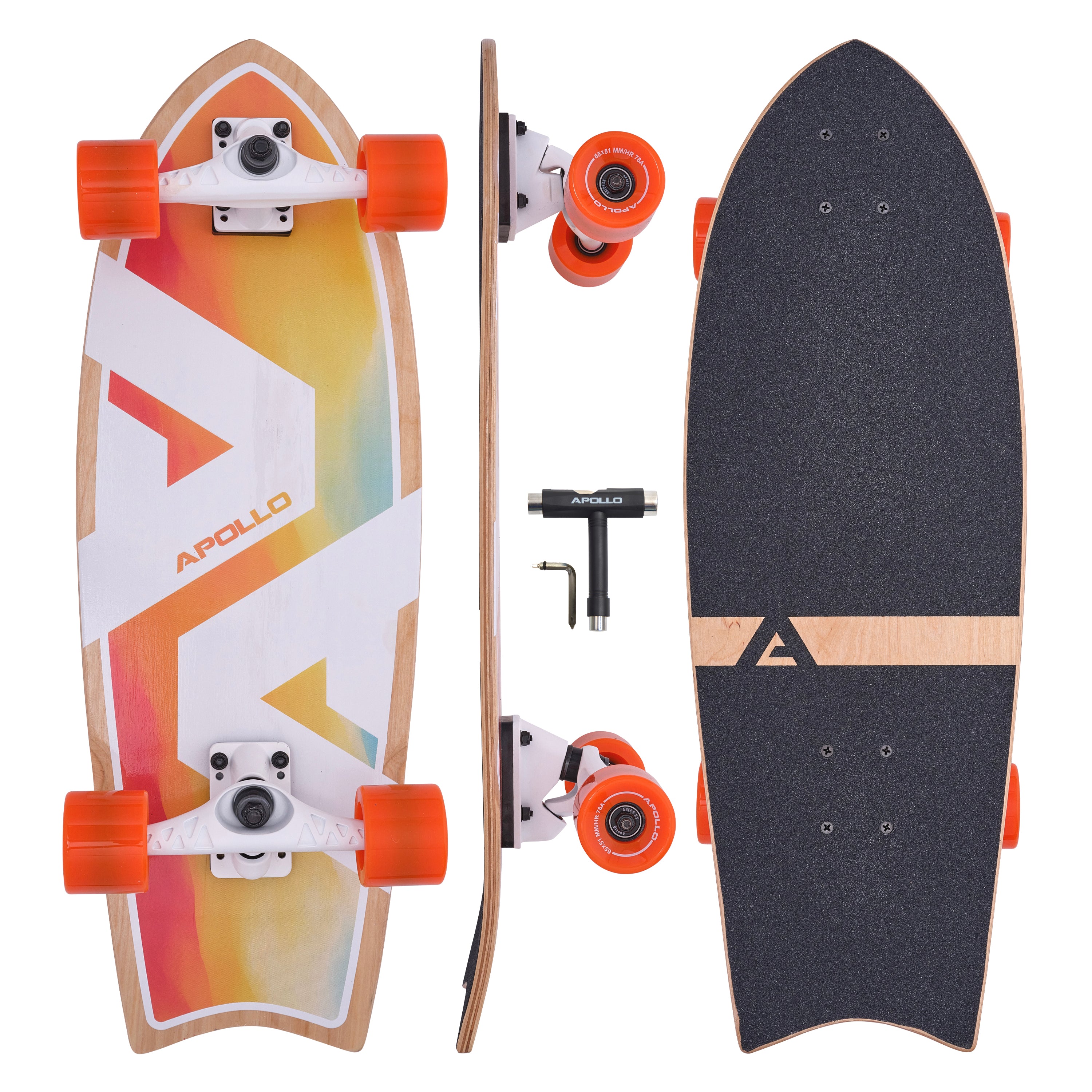 Apollo - Surf Style Skateboard - Apollo Summer - Apollo Summer