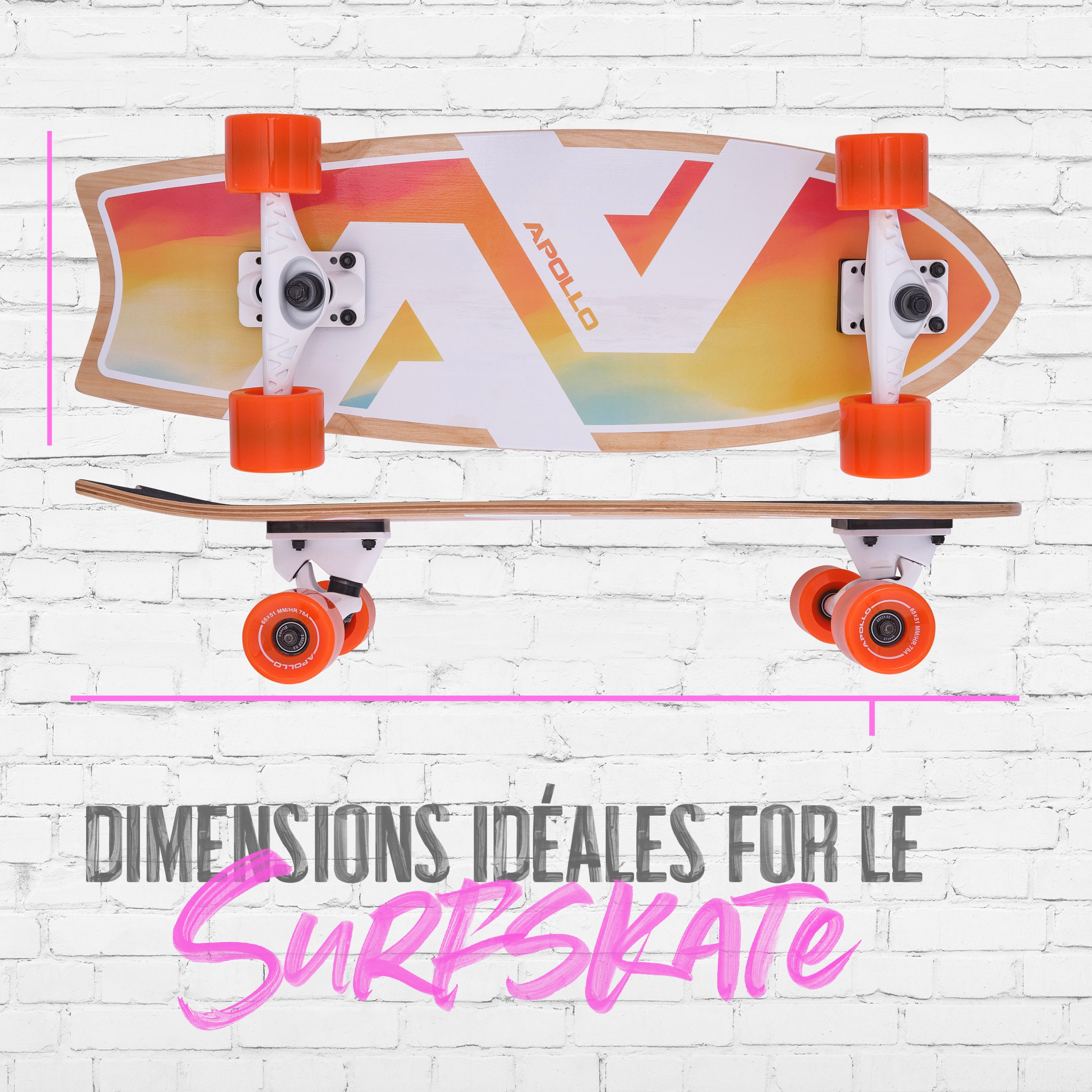 Apollo - Surf Style Skateboard - Apollo Summer - Apollo Summer