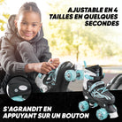 Apollo - Super Quad X Pro - Patins à roulettes LED pour enfants et adolescents - Menthe - L (39-42)