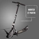 Apollo - Apollo Scooter - "Hurricane" City-Scooter avec suspension - Noir Argent