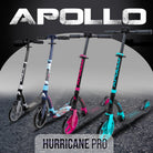 Apollo - Apollo Scooter - "Hurricane" City-Scooter avec suspension - Noir Argent