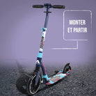 Apollo - Apollo Scooter - "Hurricane" City-Scooter avec suspension - Bleu Multicolore