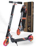 Apollo - Trottinette Skyracer - trottinette urbaine à suspension avec roues LED 145 mm - Orange