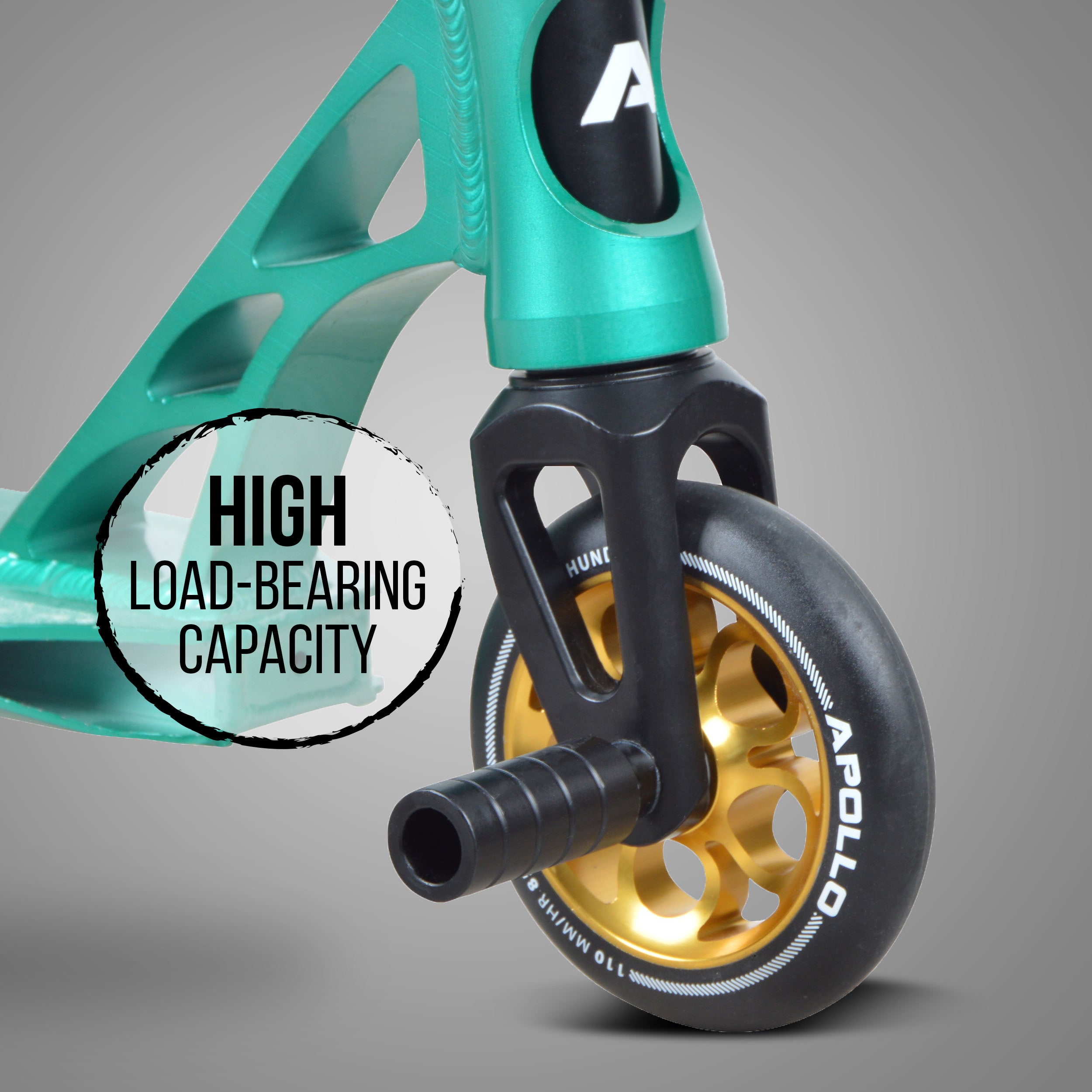 Apollo Funsport FR - Pegs pour trottinette freestyle Apollo 13,5 x 2 cm, picots antidérapants professionnels en acier -