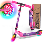 Apollo - Trottinette enfants à LED - Moonracer - Trottinette pour enfants avec suspension - Stars