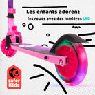 Apollo - Trottinette enfants à LED - Moonracer - Trottinette pour enfants avec suspension - Stars