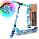 Apollo - Trottinette enfants à LED - Moonracer - Trottinette pour enfants avec suspension - Menthe