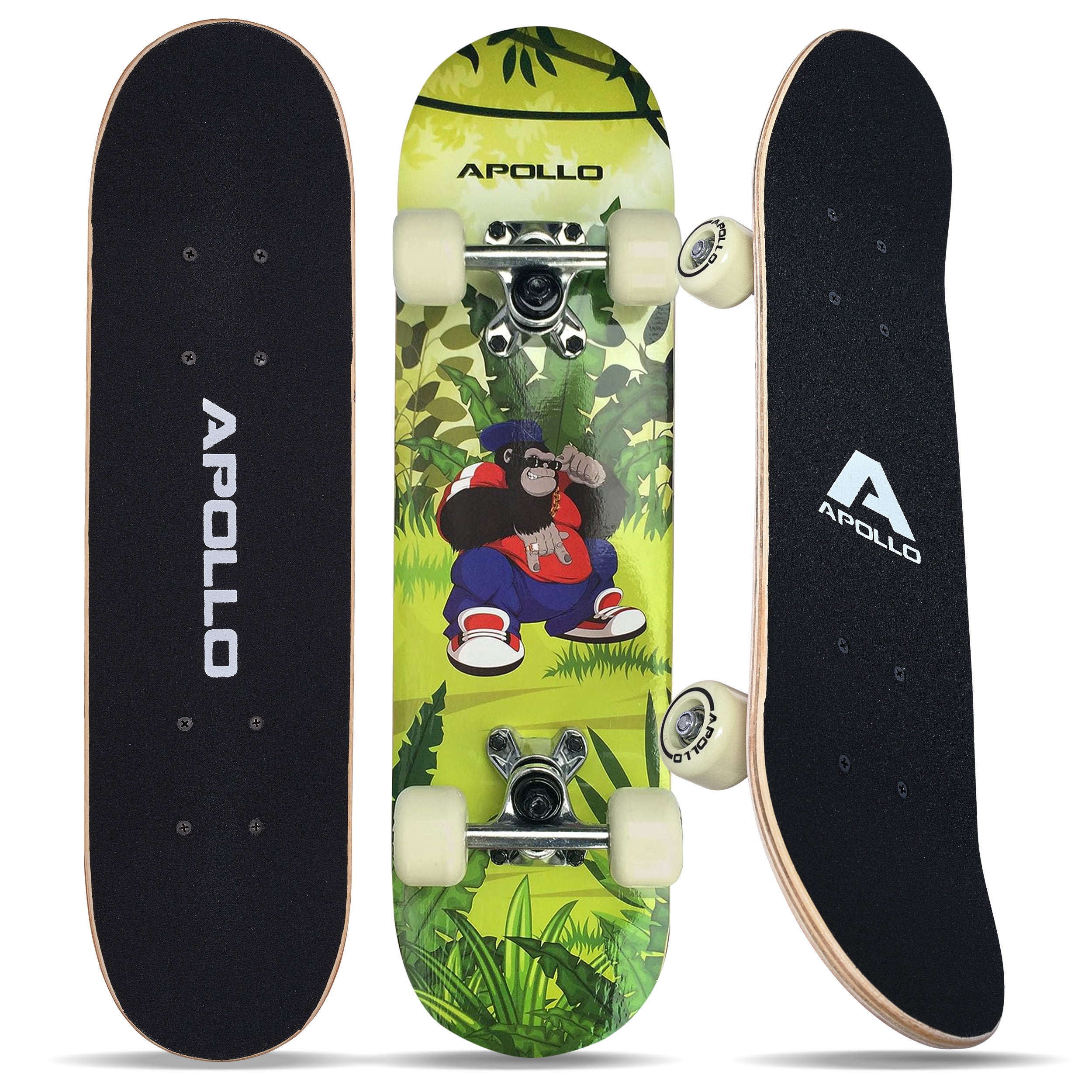 Apollo - Skateboard pour Enfants - Gorilla Tom - 61 cm - Gorilla Tom