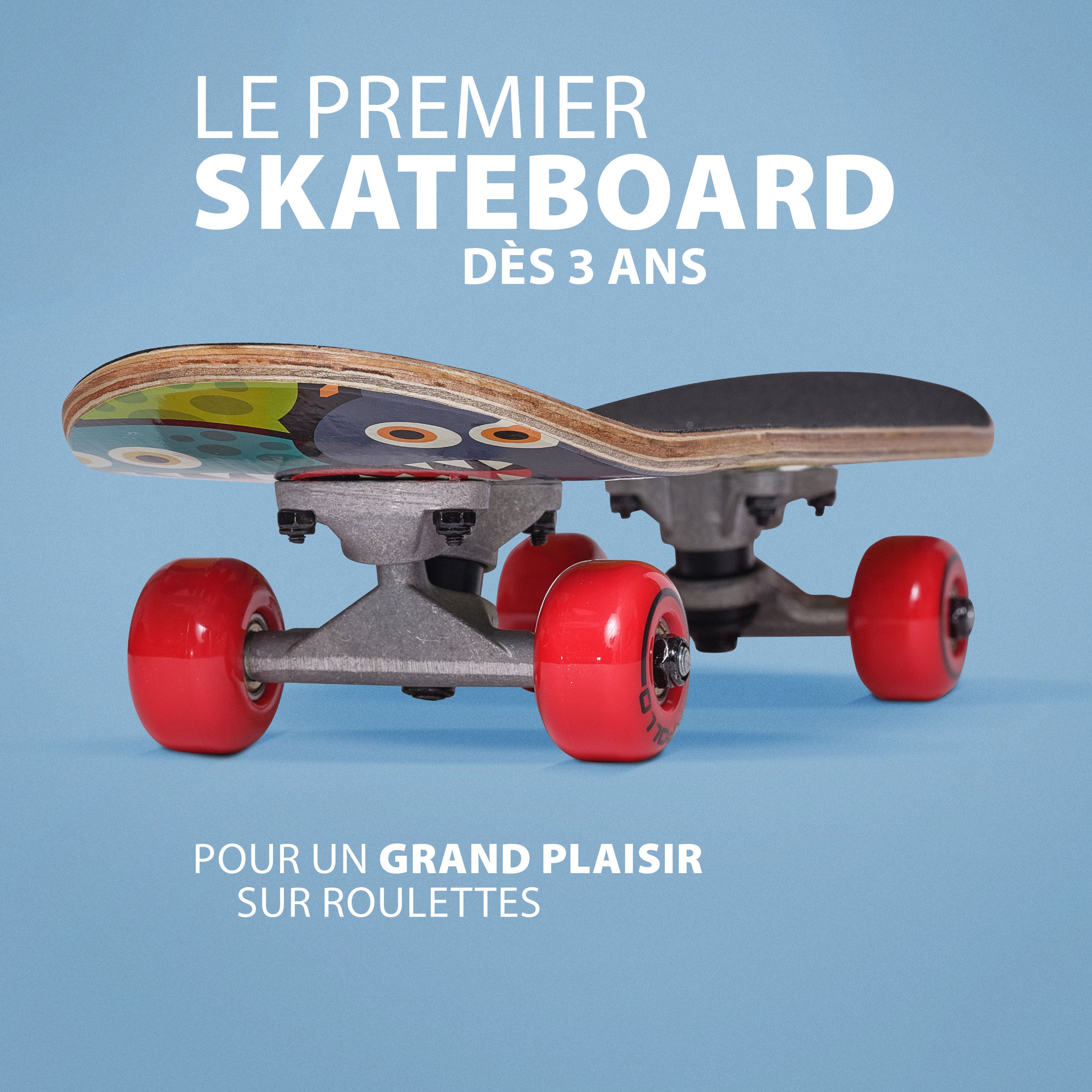 Apollo - Skateboard pour Enfants - Monsterskate - 51 cm - Monsterskate