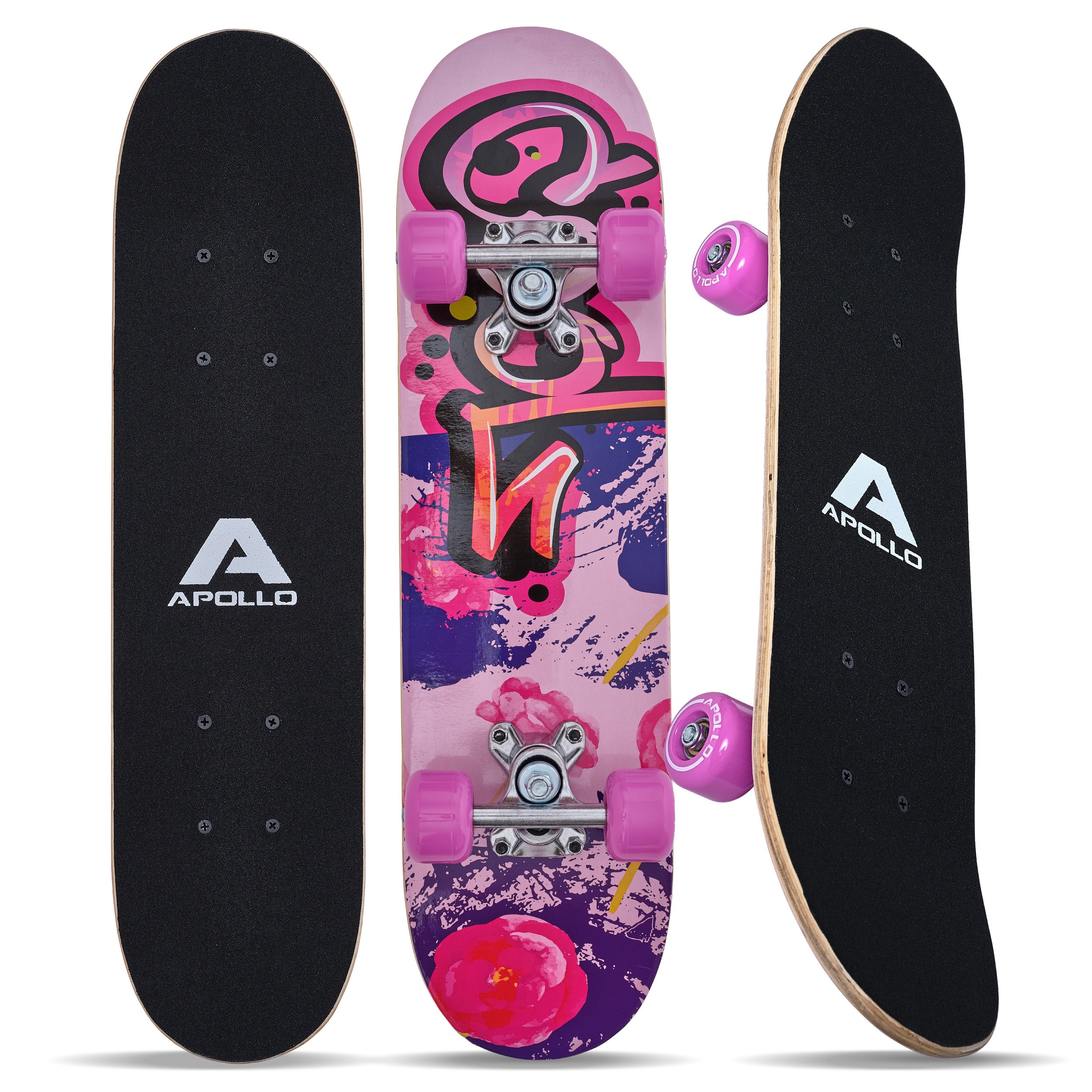 Apollo - Skateboard pour Enfants- Graffiti - 61 cm - Graffiti