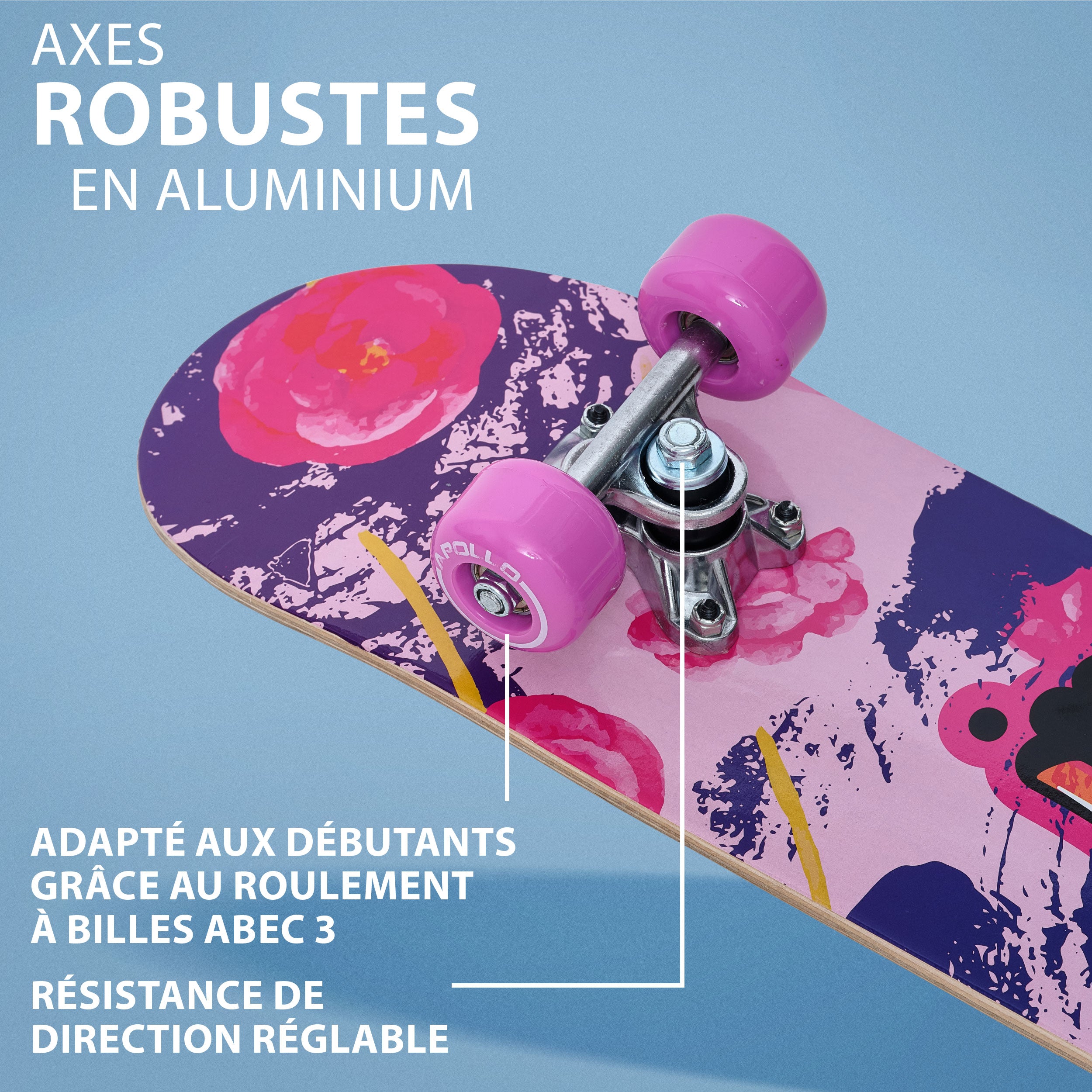 Apollo - Skateboard pour Enfants- Graffiti - 61 cm - Graffiti