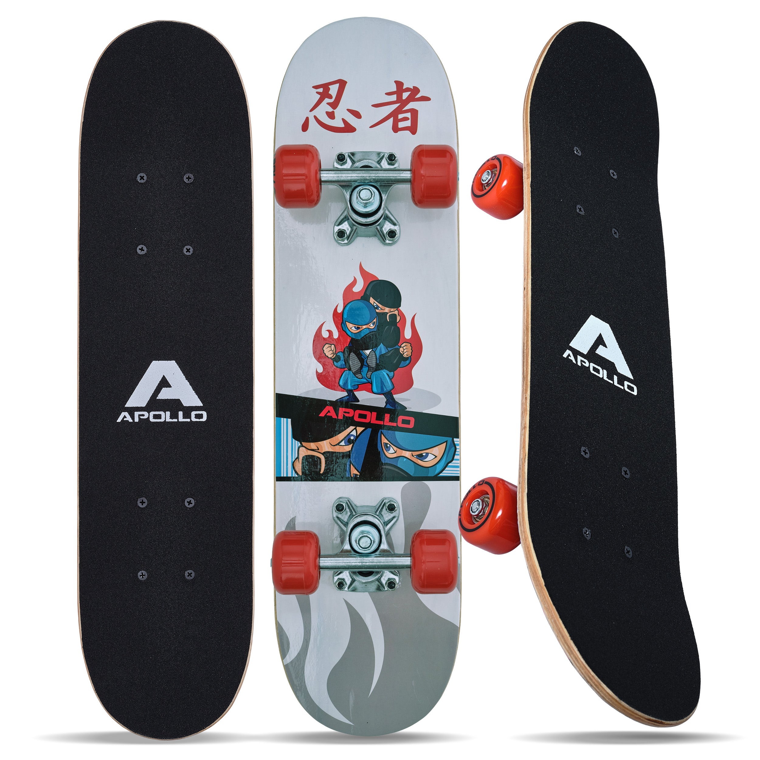 Apollo - Skateboard pour Enfants - Ninja - 61 cm - Ninja